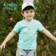 Quần áo trẻ em Jordan 2020 Thể thao mùa hè Phong cách phương Tây Áo thun ngắn tay Cotton thoáng khí In phim hoạt hình Cậu bé nửa tay áo - Áo thun