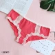 3 túi PINK PLAY cotton dễ thương ren cô gái gợi cảm đồ lót thể thao eo thấp nữ tóm tắt quần lót nam