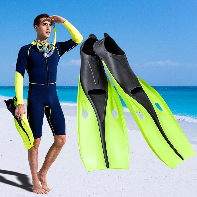 Footbed diving snorkeling flip-flop shoes Free diving long footbed duck webbed swimming training freestyle equipment Deep diving equipment