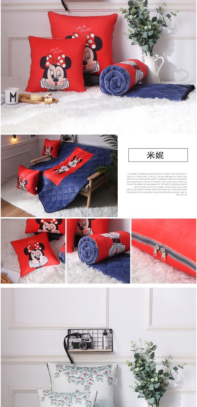 Mùa đông đệm gối chăn kép sử dụng xe san hô nhung văn phòng đệm sofa gối là gối nhỏ - Trở lại đệm / Bolsters goi sofa