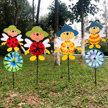 Hipo Scarecrow Beetle Beetle Wind Wheel Childrens Toys Toy Real estate Garden District Outdoor Opening Season Decoration