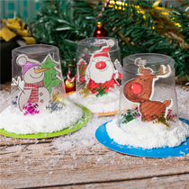 Xibao Christmas handmade diy Transparent magic Cup Kindergarten childrens material scene decoration Parent-child activities