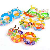 Xibao DIY Dragon Boat Festival glasses Dragon Boat Qu Yuan Zongzi traditional festival kindergarten children parent-child handmade materials