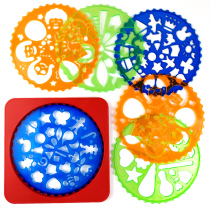 Xibao childrens drawing tool diy painting coloring template brush tangram set baby educational toy