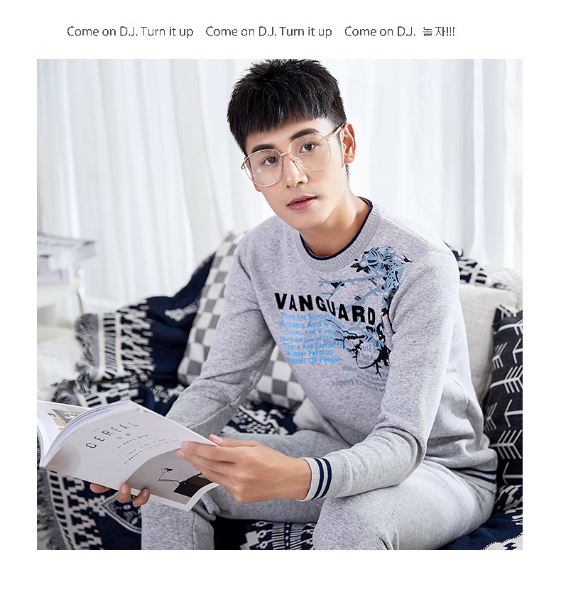 Thanh niên nhiệt đồ lót dày cộng với nhung nam học sinh trung học cơ sở lớn trẻ em cotton mùa thu quần dài quần dài học sinh phù hợp với mùa đông đồ lót