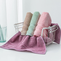 4 Oulinya Bamboo Fiber Thickened Towels Absorbent Face Towels Small Towels Business Soft and Comfortable Towels