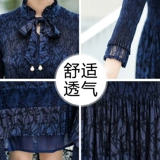 Осеннее платье для матери, летняя одежда, элегантная юбка, в западном стиле, для среднего возраста, 50 лет