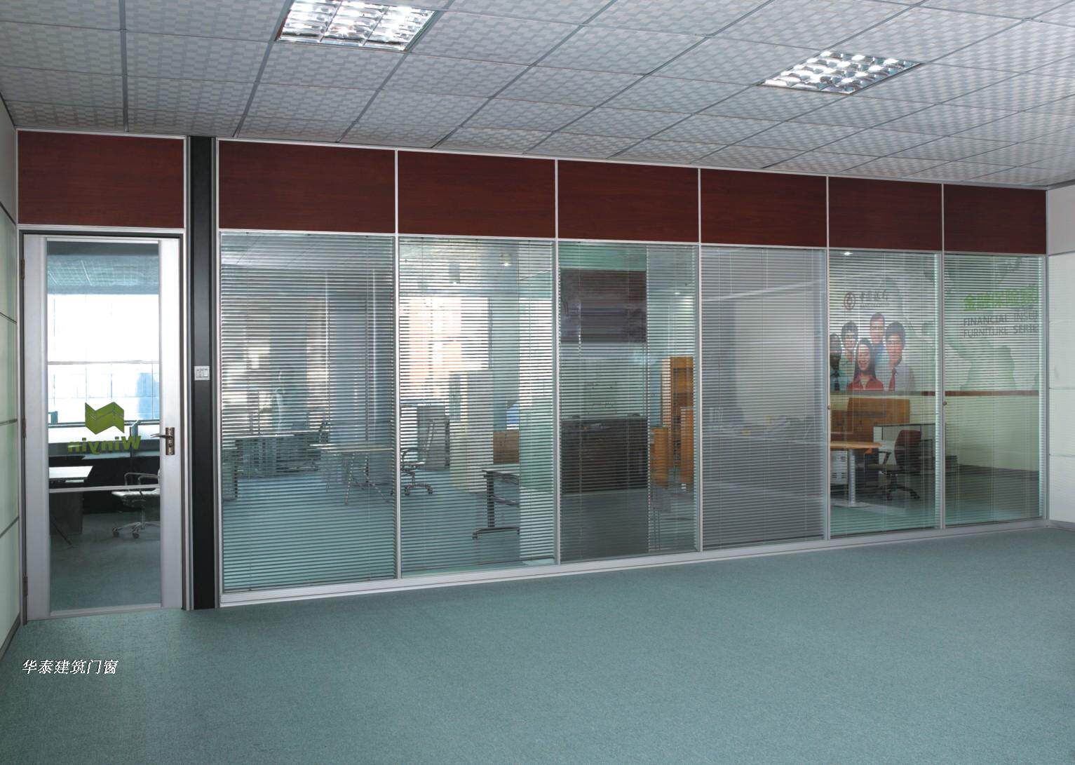 Stainless Steel Partition Wall Tempered Glass Partition Wall