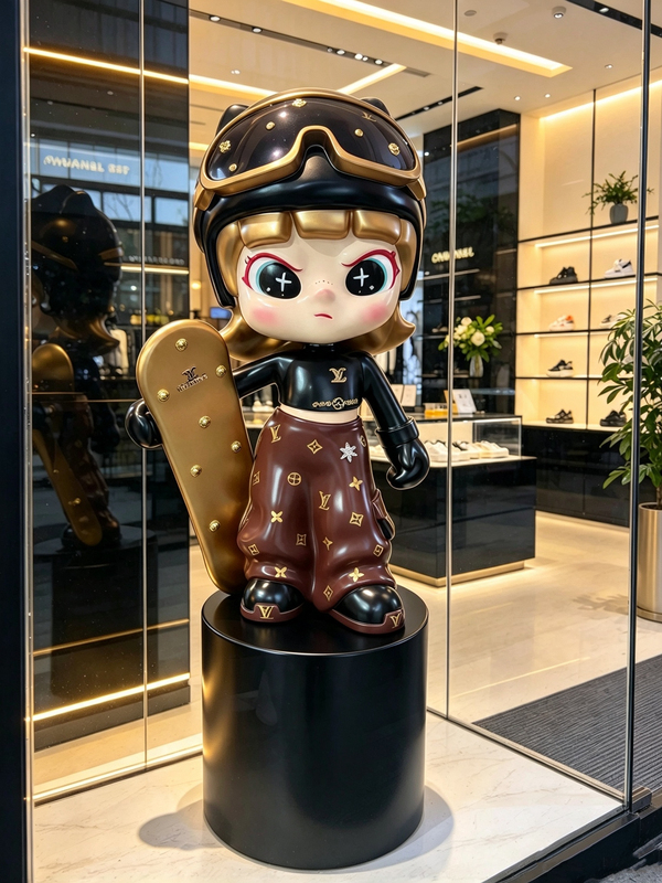 New Trendy Large Snow Girl Figurine for Living Room Tv Cabinet Decoration, Home Decor, Trendy Toy, Floor-Standing Gift New Trendy Large Snow Girl Figurine for Living Room Tv Cabinet Decoration, Home Decor, Trendy Toy, Floor-Standing Gift