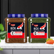 Italian Carp carp feed color Jan special fish grain goldfish increase Sports to add color fish food fish feed not easy to muddy water