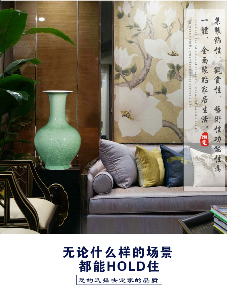 Jingdezhen ceramics manual archaize crackle vases, flower arrangement sitting room home wine ark, adornment handicraft furnishing articles