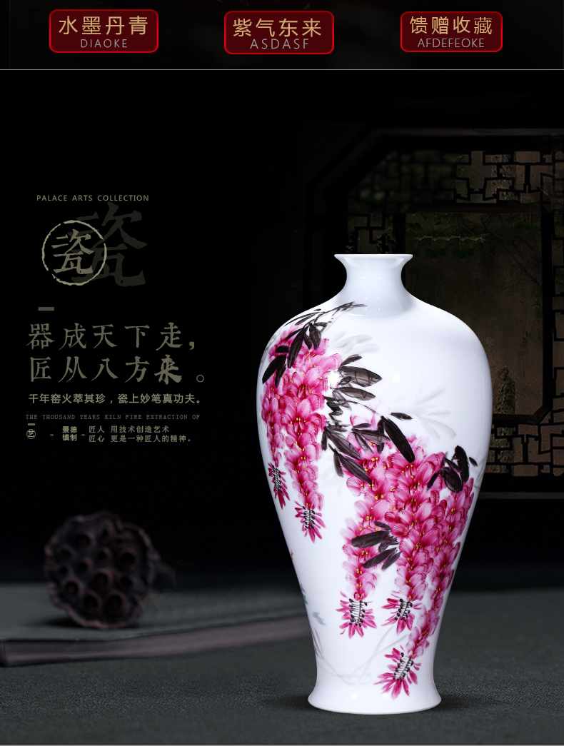 The Master of jingdezhen ceramics sabingga sukdun dergici jimbi hand - made vases, flower arranging, the sitting room TV ark, adornment furnishing articles