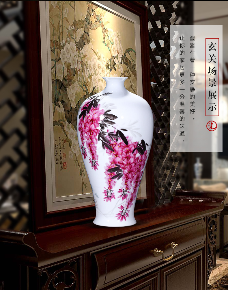 The Master of jingdezhen ceramics sabingga sukdun dergici jimbi hand - made vases, flower arranging, the sitting room TV ark, adornment furnishing articles