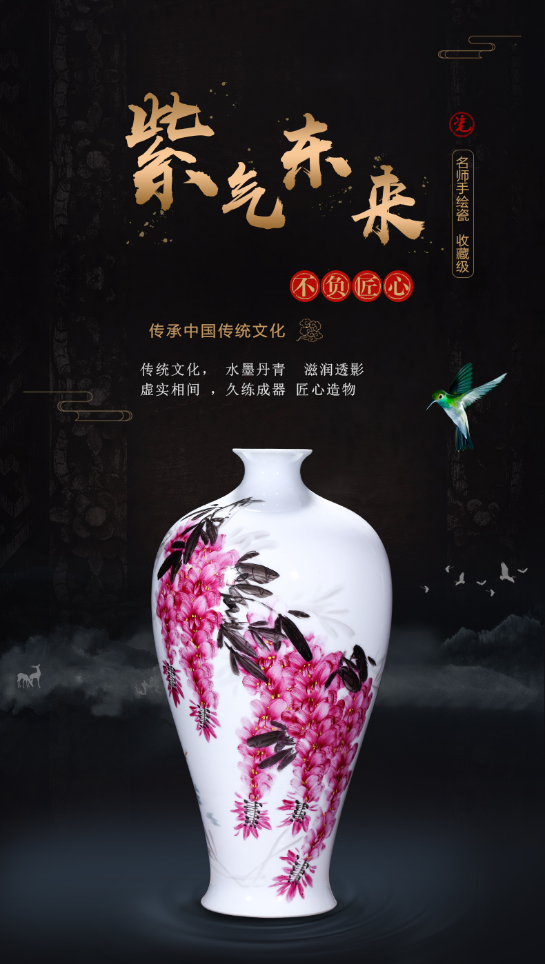 The Master of jingdezhen ceramics sabingga sukdun dergici jimbi hand - made vases, flower arranging, the sitting room TV ark, adornment furnishing articles