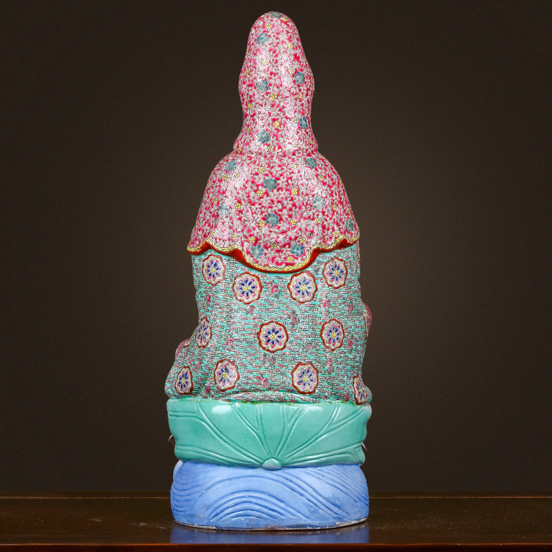 Jingdezhen ceramics primer of the south China sea guanyin Buddha enshrined furnishing articles at home sitting room with accessories avalokitesvara