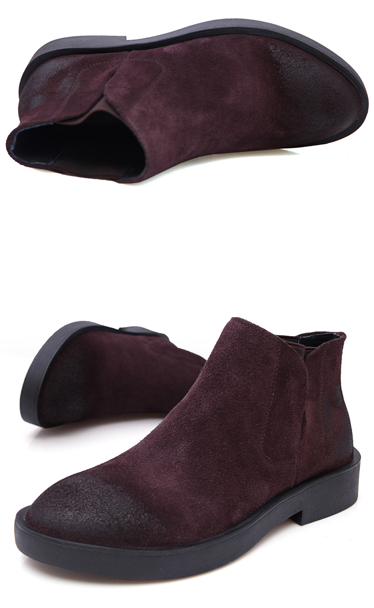 Mùa đông nước Anh Martin giày nam tất cả màu đen cao, giày cao, không giày chelsea boot nam giá rẻ