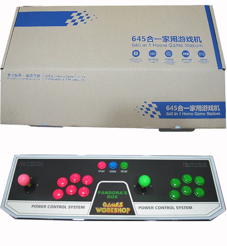 Moonlight Box 4 Home Game Machine 645 in One 645 trò chơi arcade cổ điển tích hợp mua tay cầm chơi game