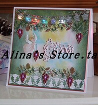 Cut formwork DIY stencil cutting die greeting card album Scrapbook making tool small tree lace