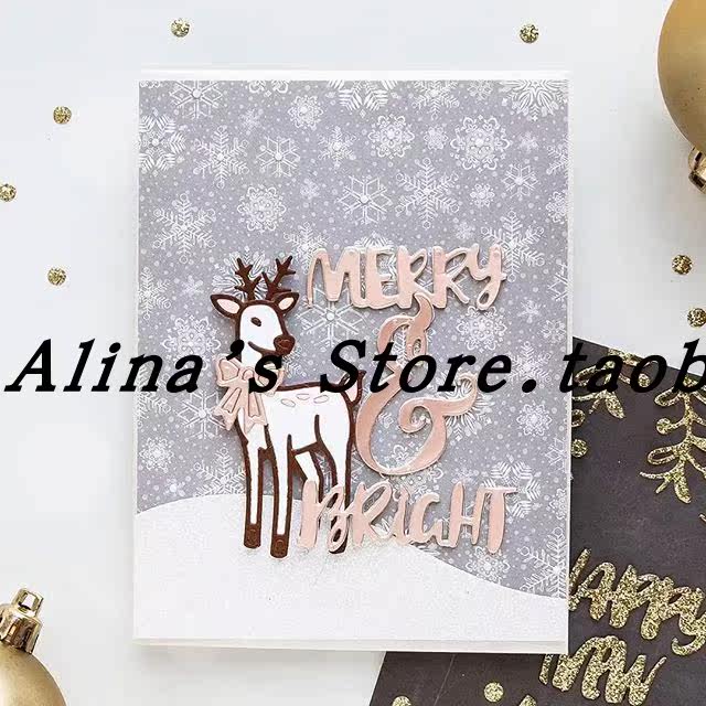 Cutting template DIY templating cutting die greeting cards Scappbook Making tools Christmas decorations