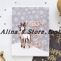 Cutting template DIY templating cutting die greeting card album Scrapbook Making tools Christmas decorations
