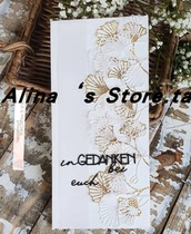 Cutting template DIY die cutting die Scrapbook card tool Ginkgo Leaf F-158