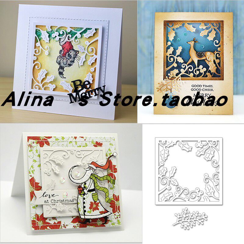 Cutting template DIY die cutting die card album Scrapbook making tool for leaf frame