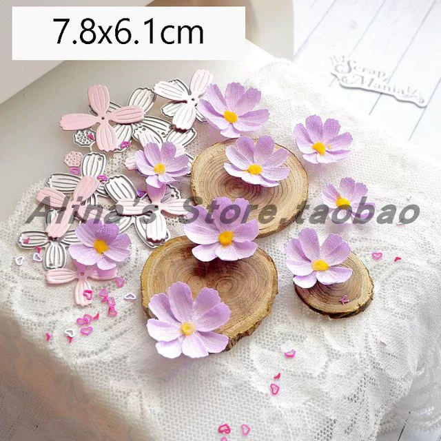 Шаблон, форма, штамп/пресс-форма, открытка, DIY, цветочный, набор