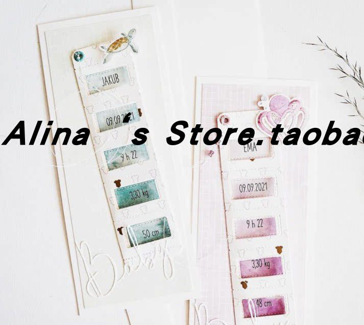 Cutting template DIY die cutting die Scrapbook card tool folding tag E-387