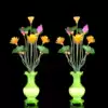 LED colorful glass lotus lamp Buddha Lamp Buddha front lamp Plug-in Changming lamp Seven products thirteen products for Buddha lotus lamp