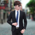 Bộ đồ vest nam ba mảnh kinh doanh chuyên nghiệp nhỏ Tây trang trí cơ thể chú rể quần áo chú rể váy cưới đồ vest nam Suit phù hợp