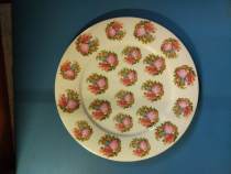 Late World name paintings of the Cultural Revolution Romeo and Juliet Grand Porcelain Dish