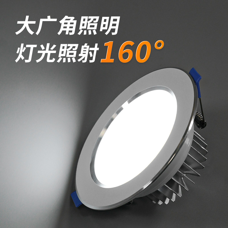 EDRAM LED downlight Living room ceiling embedded ceiling projection light Ultra-thin cat eye barrel light Aisle corridor hole light