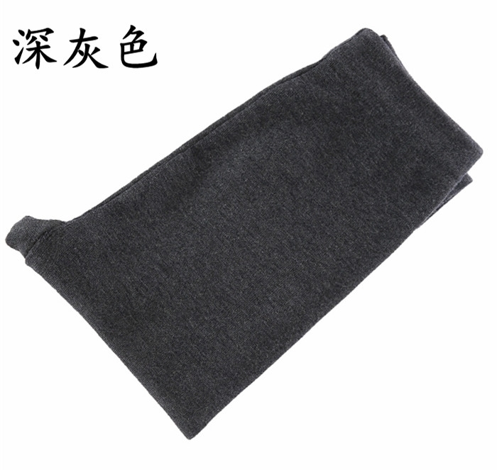Quần len mỏng mỏng nam và nữ ấm xà cạp dày dày quần cashmere quần len cỡ lớn eo giữa quần giữ nhiệt nữ trung niên