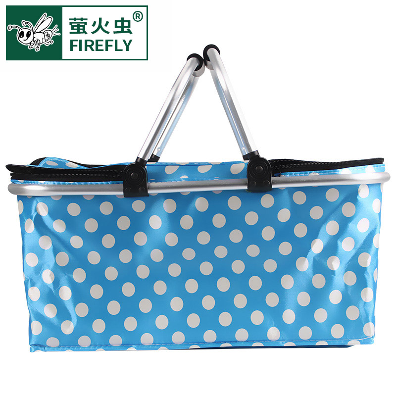 Outdoor Picnic Basket Fold Insulation Five People Suit Picnic Bag Portable Gift Instrument Order Little Peach Blossom Alley Wild Ducks