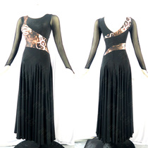 18-year national standard dance skirt modern practice dress Waltz waltz square dance new big dress dress dress ballroom dance