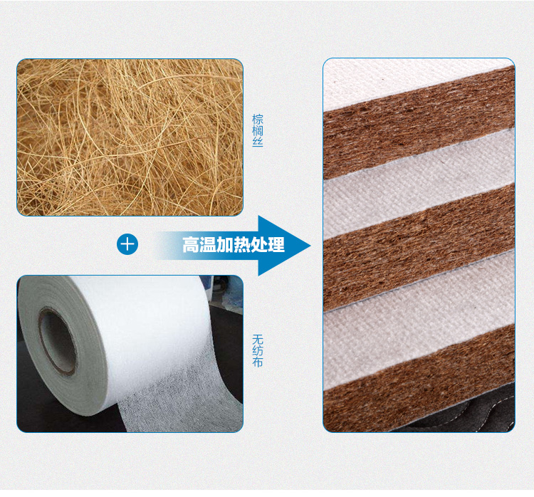Giường trẻ em đặc biệt nệm xơ dừa 3E 1m1,2 / 1,35 mét thân thiện với môi trường thoáng khí giường cứng học sinh đệm - Nệm nệm gấp giá rẻ