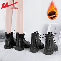 Warrior, Martens, утепленные удерживающие тепло демисезонные ботинки на платформе, короткие сапоги, женский стиль, коллекция 2023