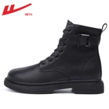 Warrior, Martens, демисезонные утепленные короткие сапоги на платформе, женские ботинки в английском стиле, женский стиль, коллекция 2023, в британском стиле, подходят для весны и осени