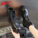 Warrior, Martens, повседневные короткие сапоги на платформе в английском стиле, ботинки, 2025 года, подходят для весны и осени, в британском стиле, женский стиль