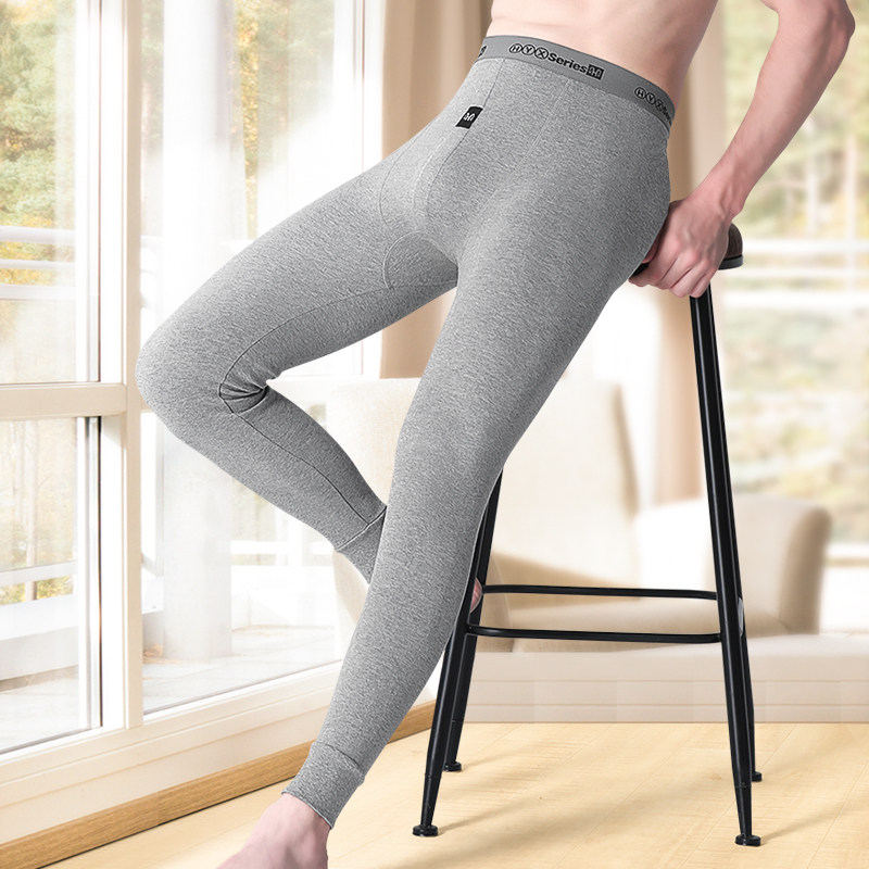 Constant Source Xiang Sanitary Pants Men's Pure Cotton Sweatpants Antibacterial Sanitary Pants Beating Bottom Inner Lap Pants Autumn Winter Tight and Warm Spring Autumn Season