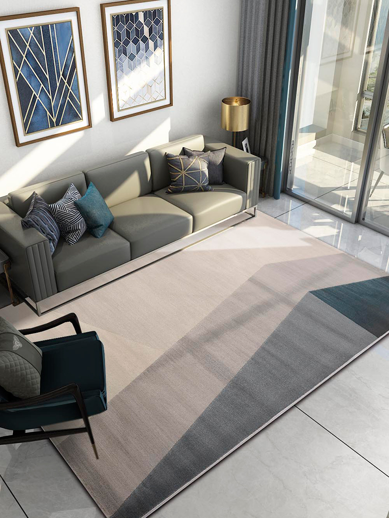Thảm phòng khách đơn giản hiện đại phòng ngủ sofa thảm bàn cà phê chăn gia đình đầu giường Bắc Âu tối giản gió nhẹ thảm sang trọng - Thảm thảm cuộn trải sàn