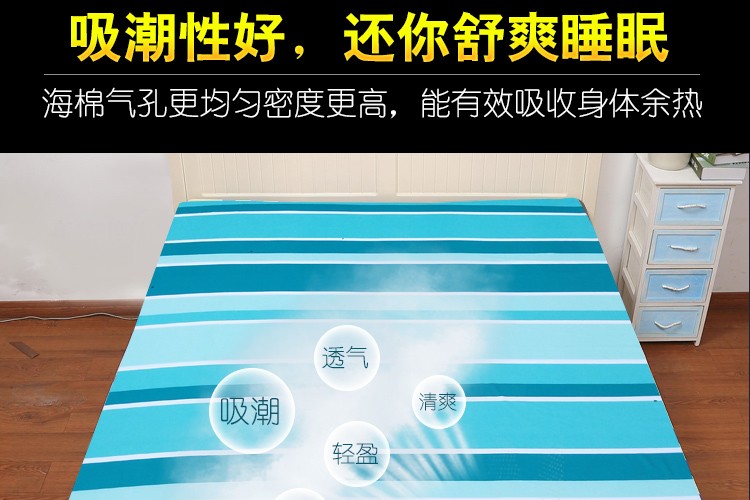 Mật độ cao dày xốp nệm ký túc xá duy nhất đôi tatami bay cửa sổ xốp pad 10cm vận chuyển vải bao gồm