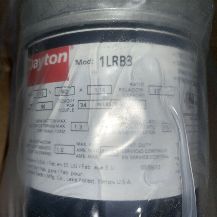 USA DAYTON motor 1MBF5 in the United States of America