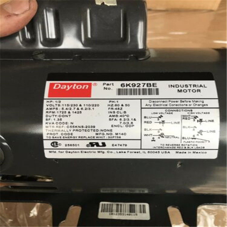 USA DAYTON motor 1LPL6 in the United States of America