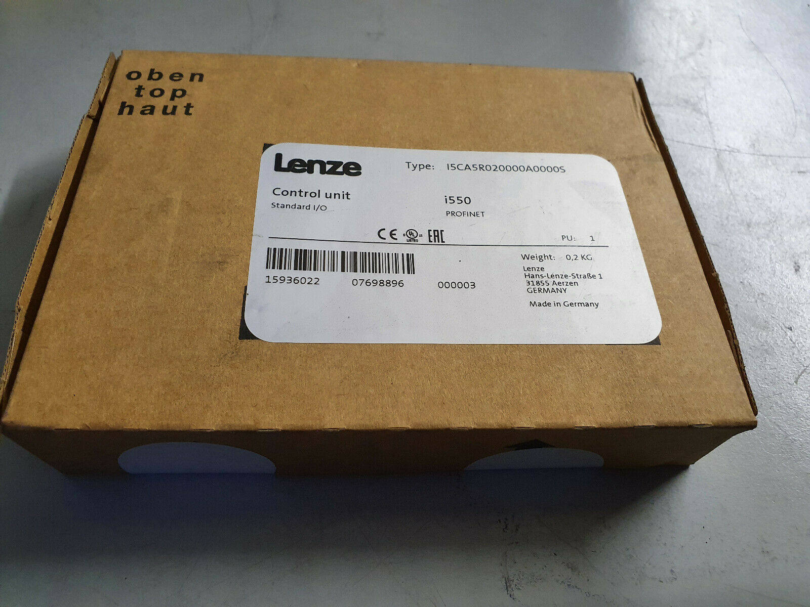 German Lenze inverter I55AE155B1AV11002S