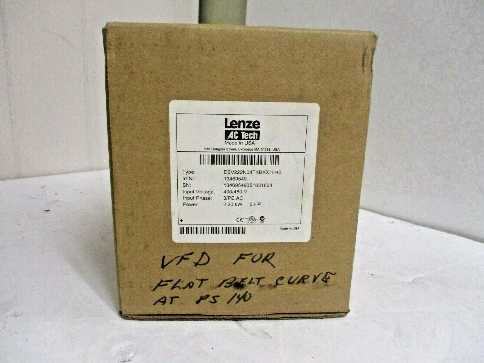 The German Lenze frequency inverter ESV153N02TXB