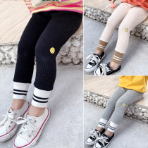 Pure cotton autumn girls leggings Spring and autumn wear foreign style baby girl baby pants Autumn childrens autumn trousers