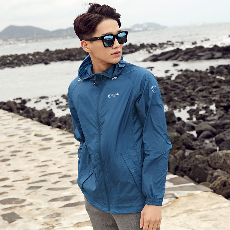 探路者 Toread TREKKING系列 情侣款 防泼水户外连帽皮肤衣 天猫优惠券折后￥99包邮（￥219-120）男、女多色可