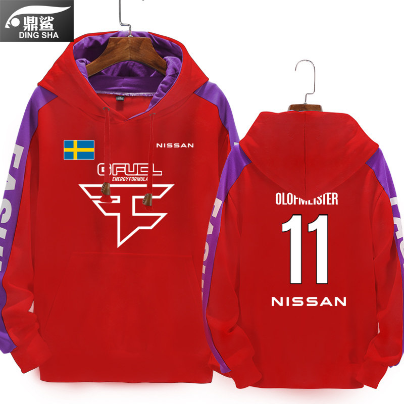 FAZE 战队队服 拼接连帽卫衣 图4