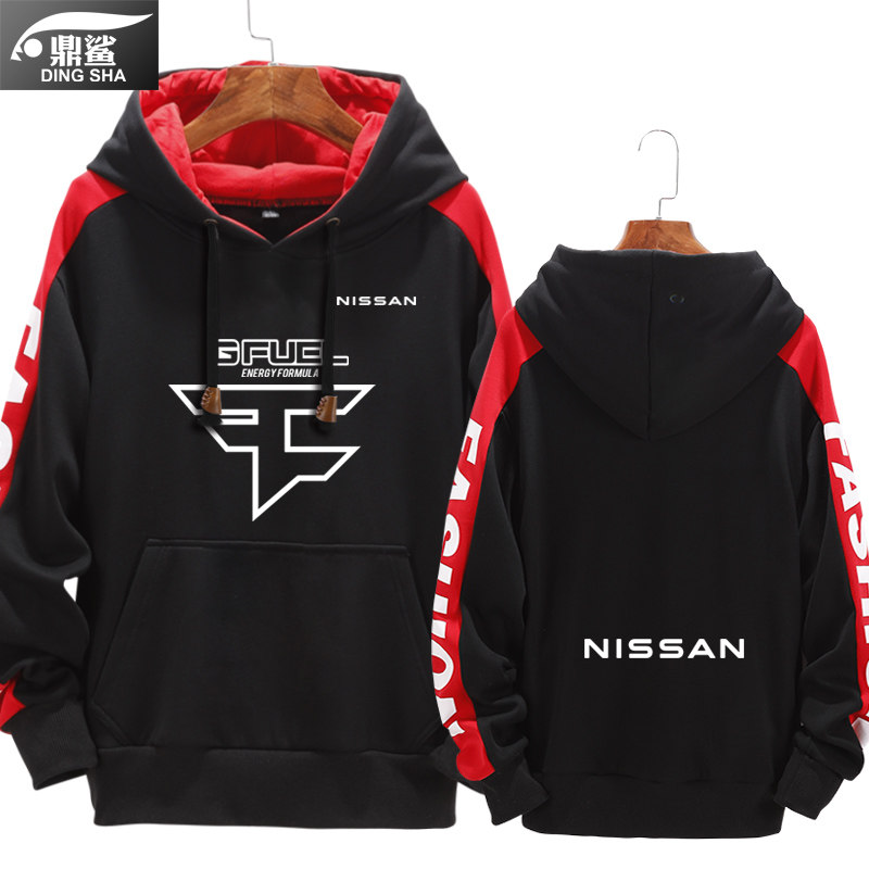FAZE 战队队服 拼接连帽卫衣 图8
